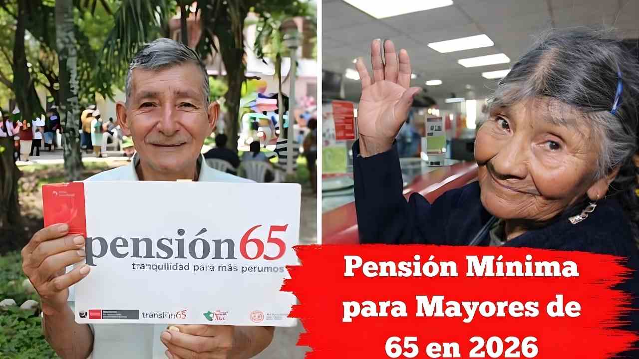 Pensión Mínima para Mayores de 65 en 2026