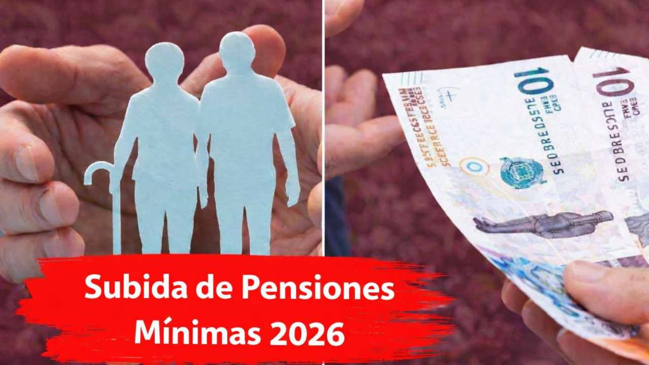 Subida de Pensiones Mínimas 2026